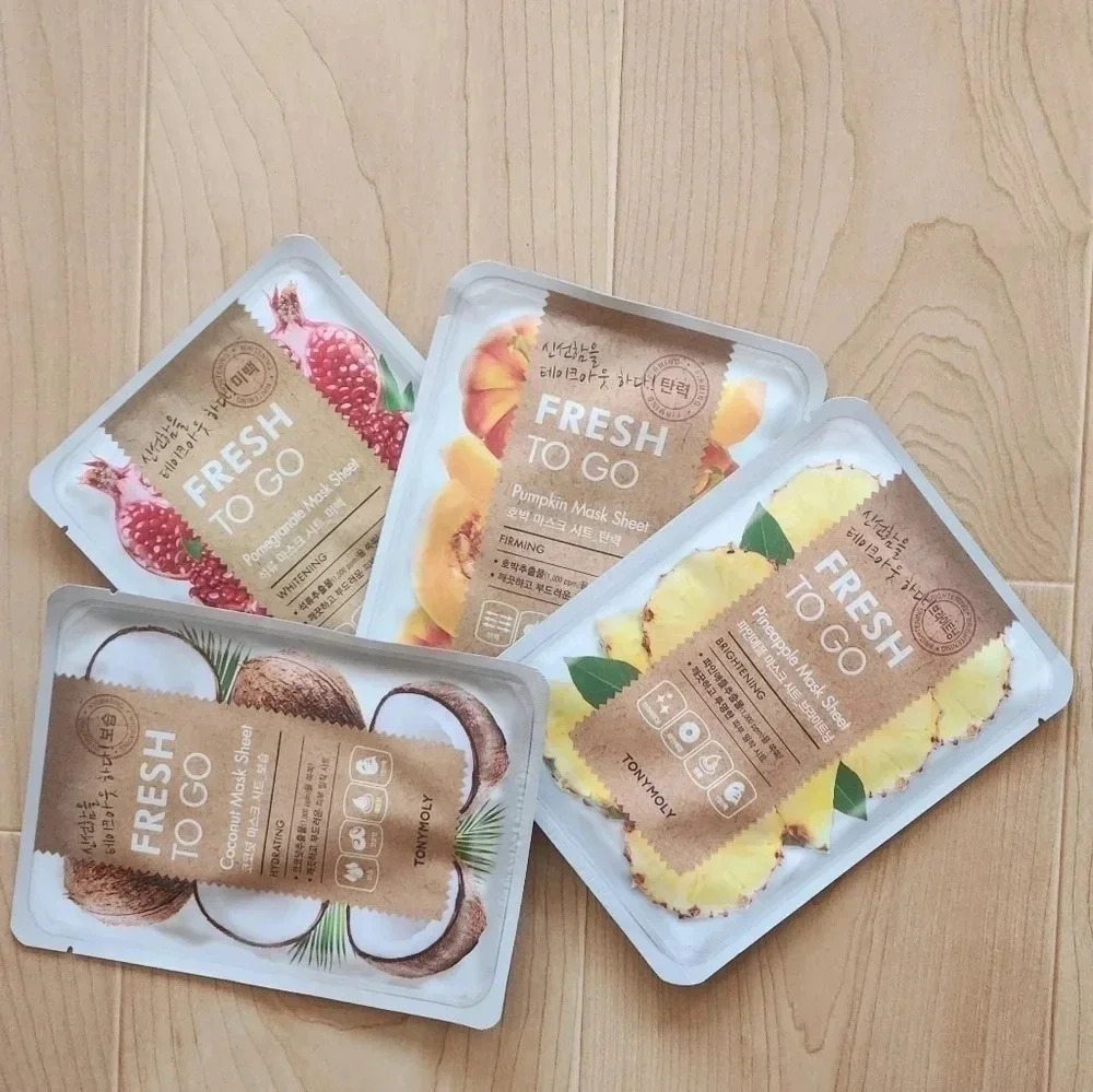 TONYMOLLY sheet masks variety pack of 4
